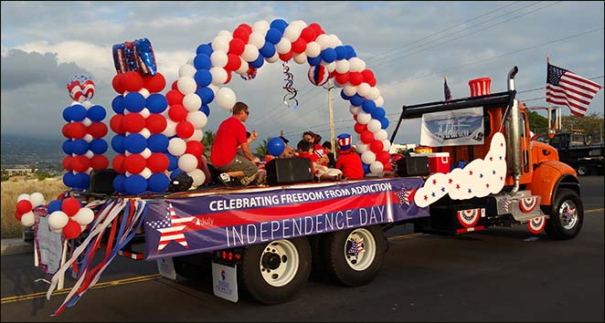 Friends of the Big Island Drug Court Wins First Place for Parade Float