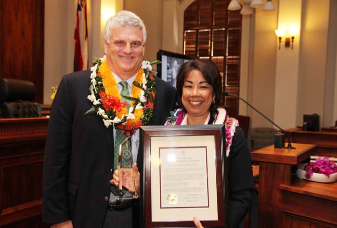 Barbara Richardson, deputy chief judge of the First Circuit, received the highest Judiciary award for full-time trial Judges--the Jurist of the Year Award.