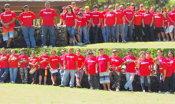 Group photo of Kauai Drug Court Project Volunteers