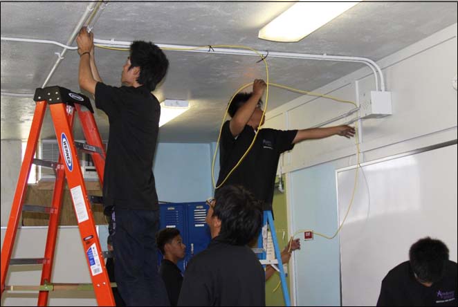 Waipahu High School Students Volunteer Project