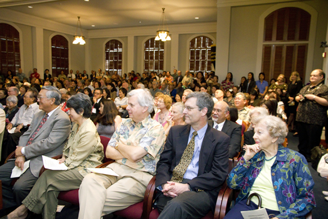 Audience at McKenna's Swearing In Ceremony