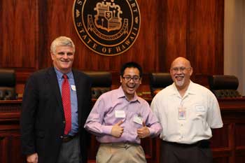 Rick Macapinlac was one of the volunteers recognized by Chief Justice Mark Recktenwald
