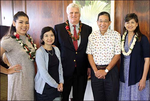 Photograph of participants of the Heroes of Hope Recognition luncheon sponsored by the Children's Justice Center.