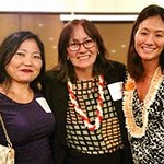 Associate Justice Sabrina McKenna with two students at UH Law School Evening Part Time Program’s 100th Graduate Celebration, 08/27/2016.