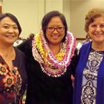 2016 October 14 HSBA Golden Gavel Award Melody Kubo, Debi Tulang-DeSilva, and Susan Gochros