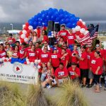 Friends of the Big Island Drug Court with their float at the Kailua-Kona Fourth of July parade, 2017.