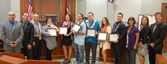 Photograph of Kauai Drug Court Graduates