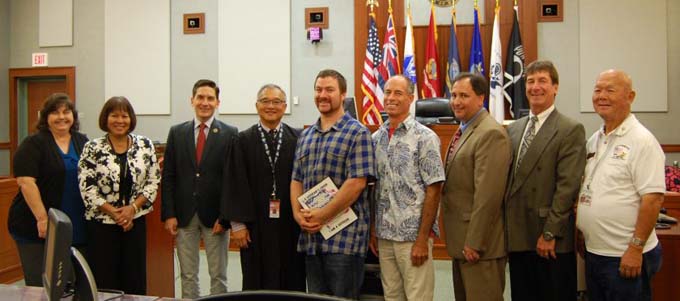 Photograph of Fifth Circuit Court officials launching Veterans Treatment Court