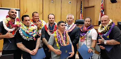 Photograph of the 46th Graduation of the Big Island Drug Court