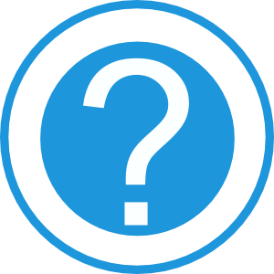 Graphic of question marks for frequently asked question section