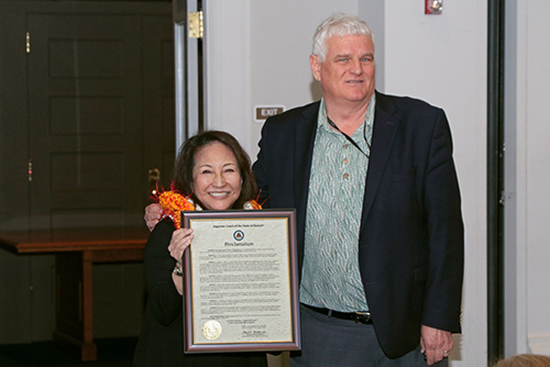 Chief Justice Mark E. Recktenwald and Justice Nakayama