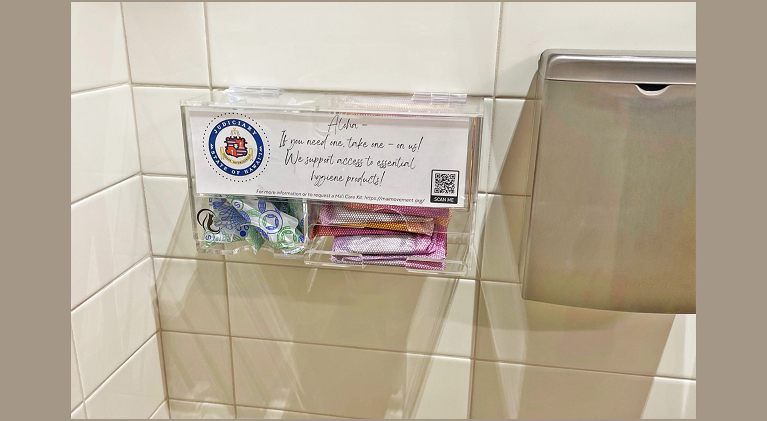 Judiciary The Judiciary Expands Access to Free Menstrual Products