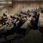 Hawaiʻi Supreme Court Chief Justice Mark E. Recktenwald address attendees at the 2025 Hawaiʻi Access to Justice Conference at the University of Hawaiʻi’s William S. Richardson School of Law on June 20, 2025.