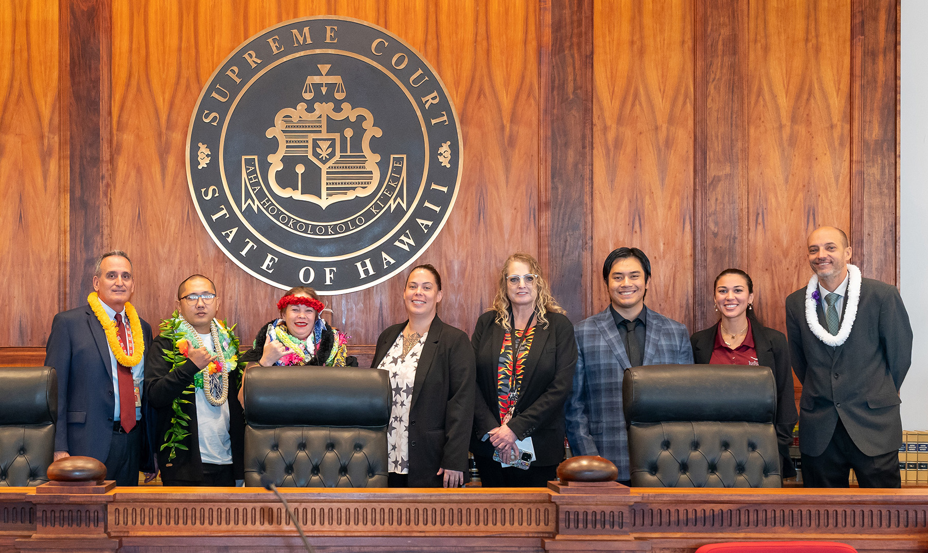 Graduates of Mental Health Court 2025 take a group photo.