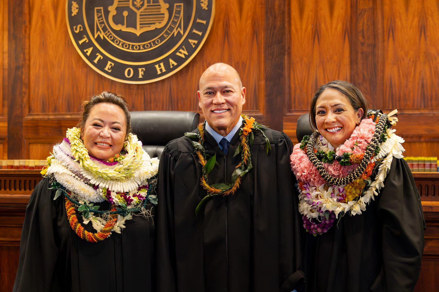 Judiciary | Durante and Mariano Sworn In as District Court Judges on Oʻahu