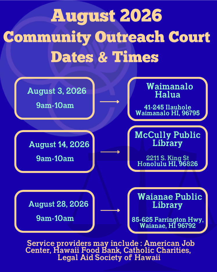 Community Outreach Court Flyer