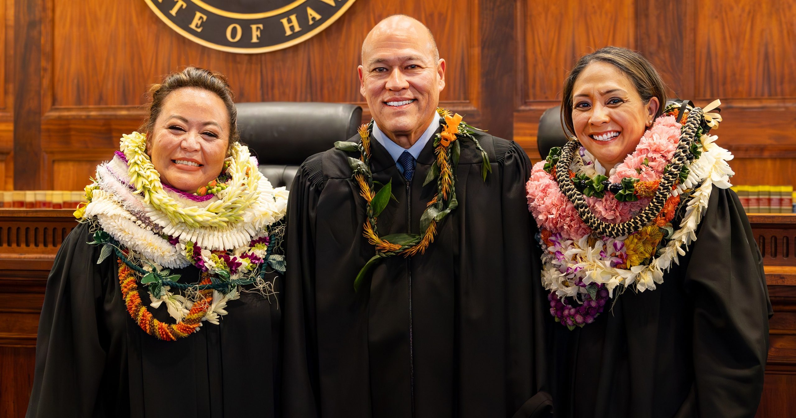 Durante and Mariano Sworn In as District Court Judges on Oʻahu
