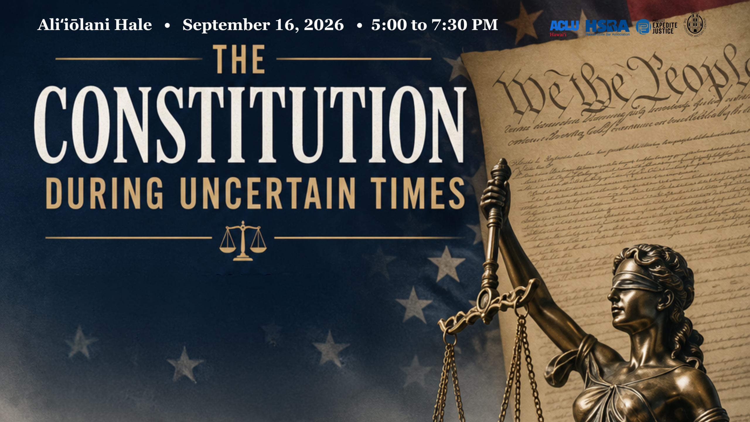 Join Us Sept. 16: The Constitution During Uncertain Times