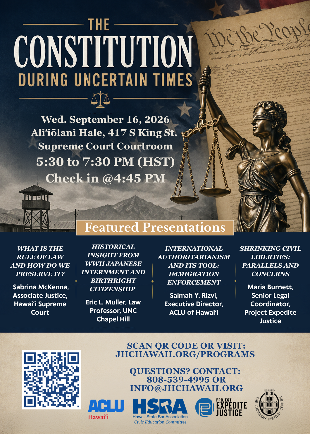 The Constitution During Uncertain Times
